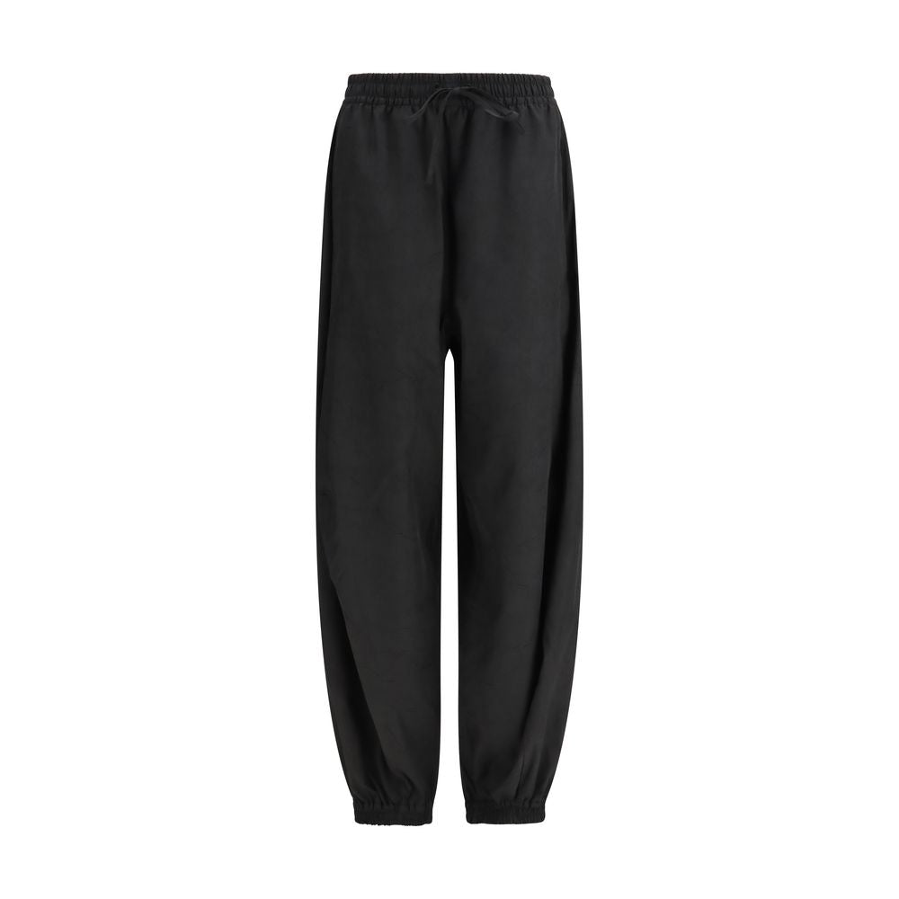 Róhe – Pantalon balloon track en tissu texturé