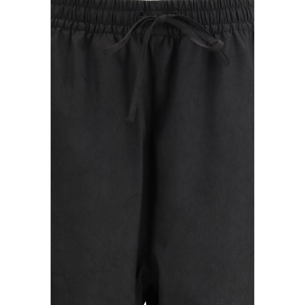 Róhe – Pantalon balloon track en tissu texturé