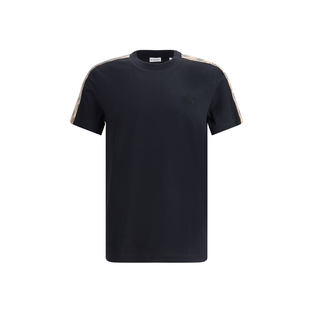 Burberry – T-shirt Jwear en coton avec bandes Archivio Check