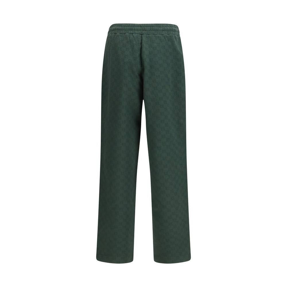 Bicolor Polyamide Casual Pants