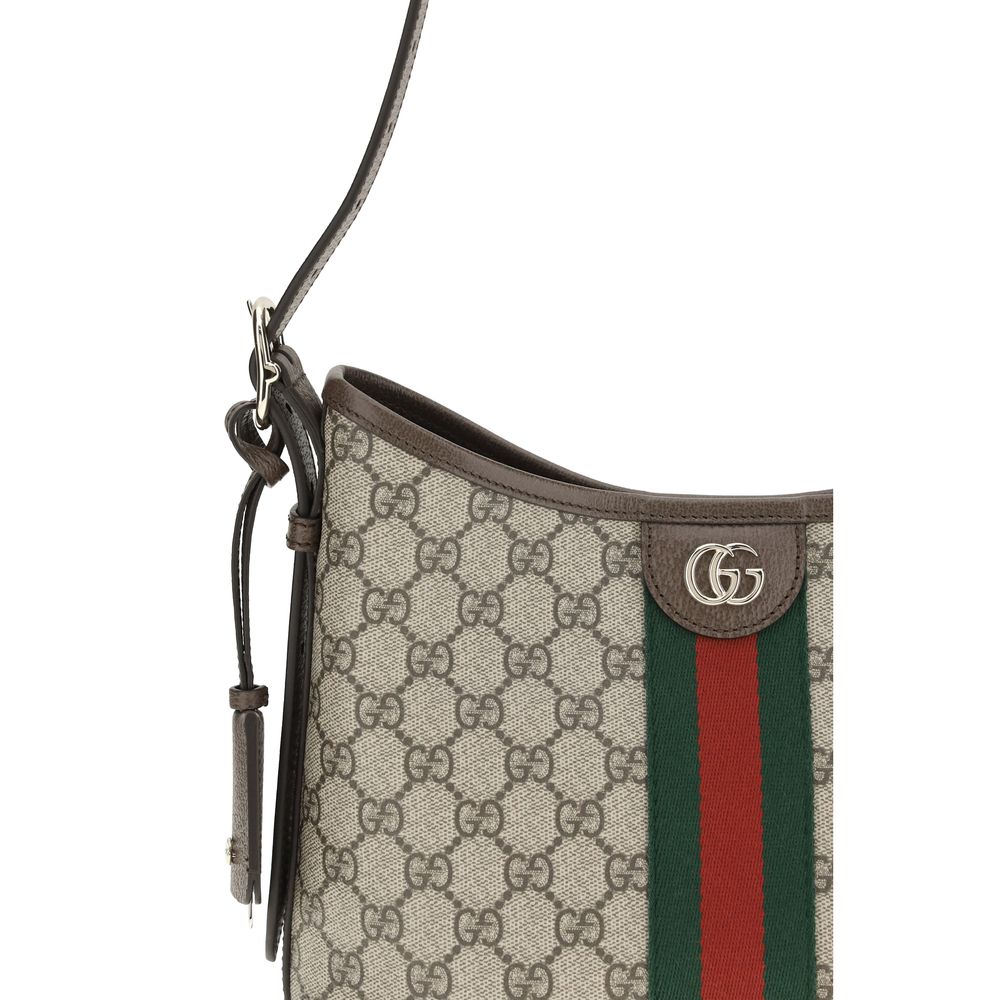 Gucci — Petit sac porté épaule Ophidia en toile GG