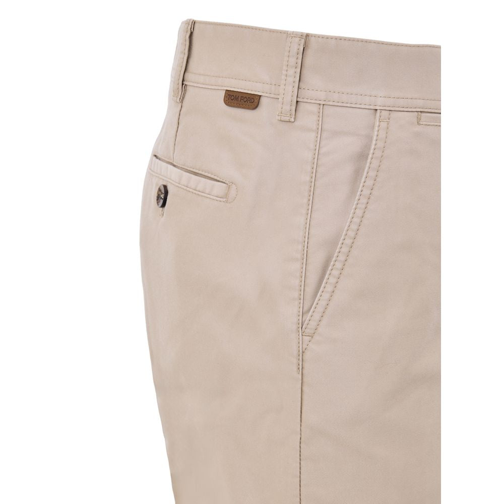 Tom Ford — Pantalon chino beige en coton