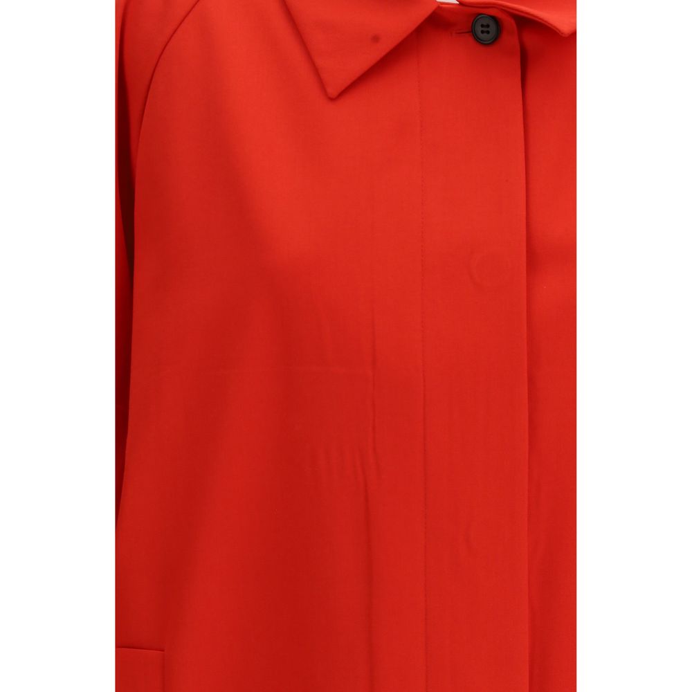 Prada — Manteau en gabardine technique multicolore