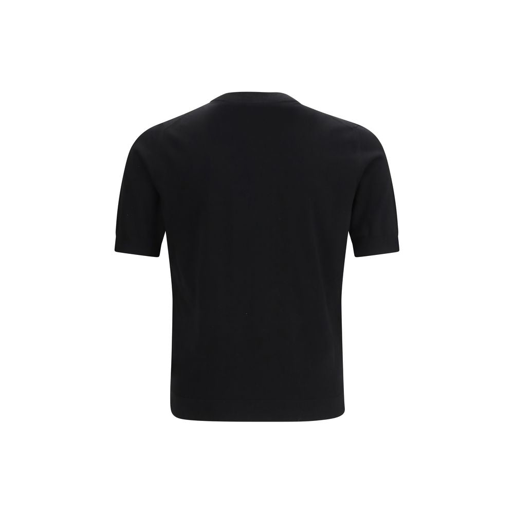 Black Cotton T-Shirt