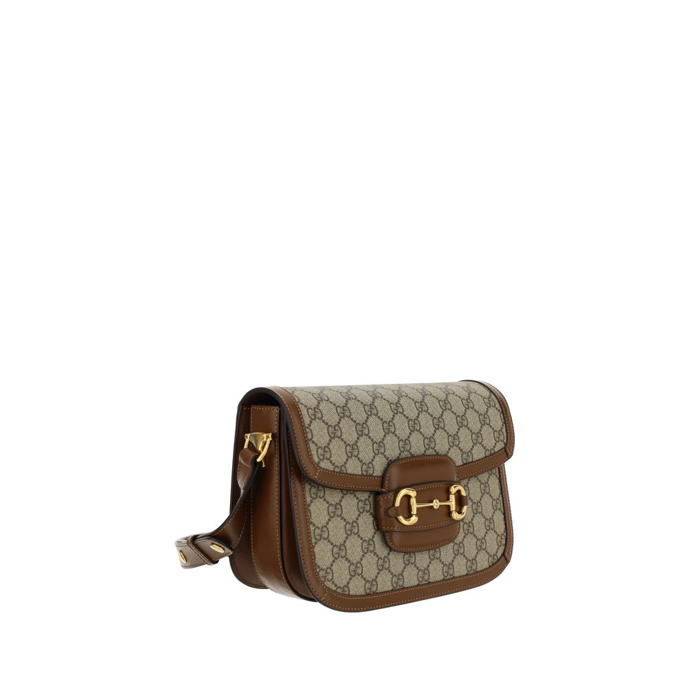 Gucci – Sac porté épaule Horsebit en toile GG Supreme