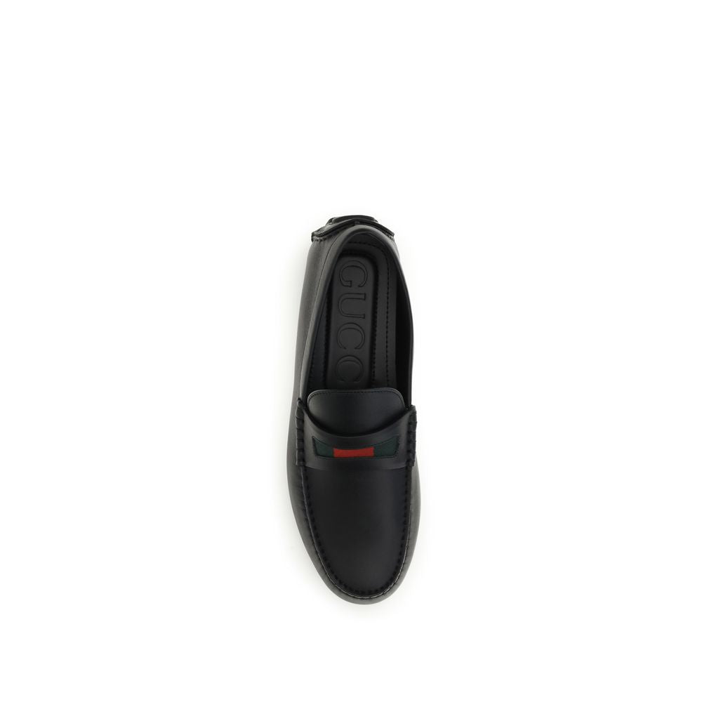 Mocassins Web Driver en cuir