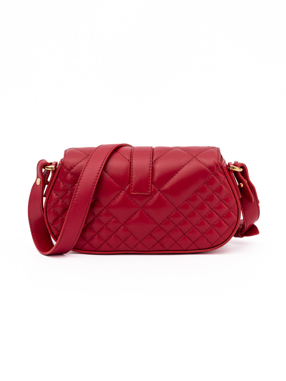 Versace — Sac porté épaule matelassé en cuir d’agneau