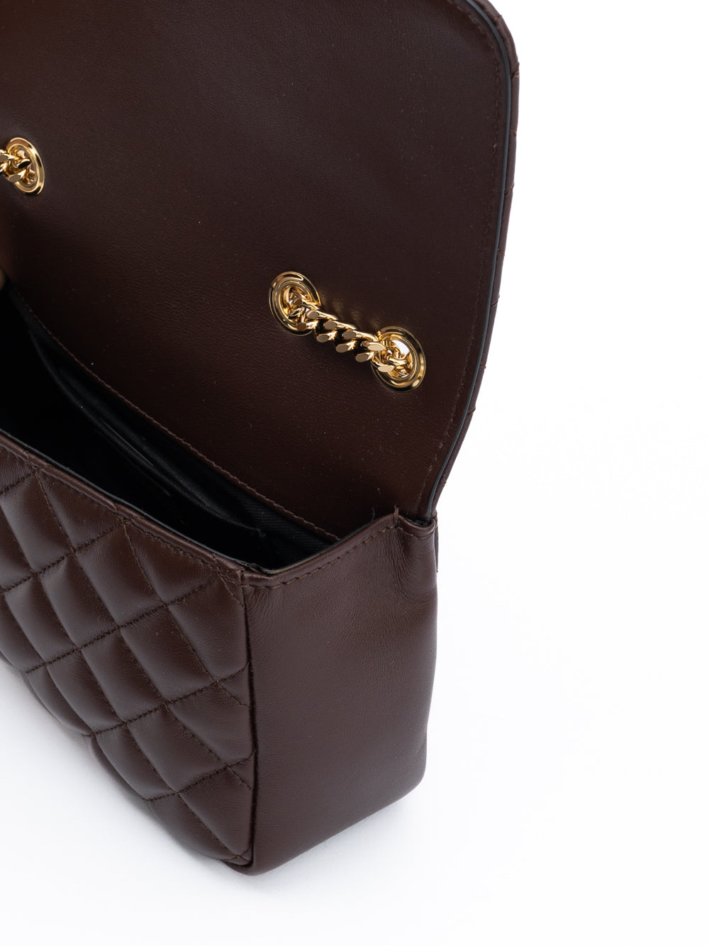 Versace — Sac porté épaule matelassé en cuir
