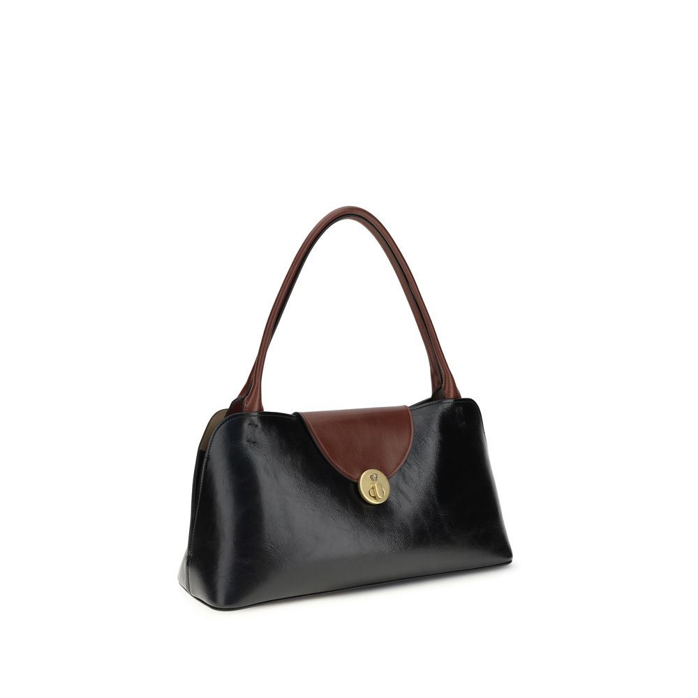 Versace — Sac Vivian medium en cuir noir avec détail Medusa