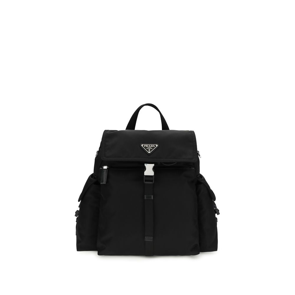 Prada – Sac à dos Explore en Re-Nylon et cuir