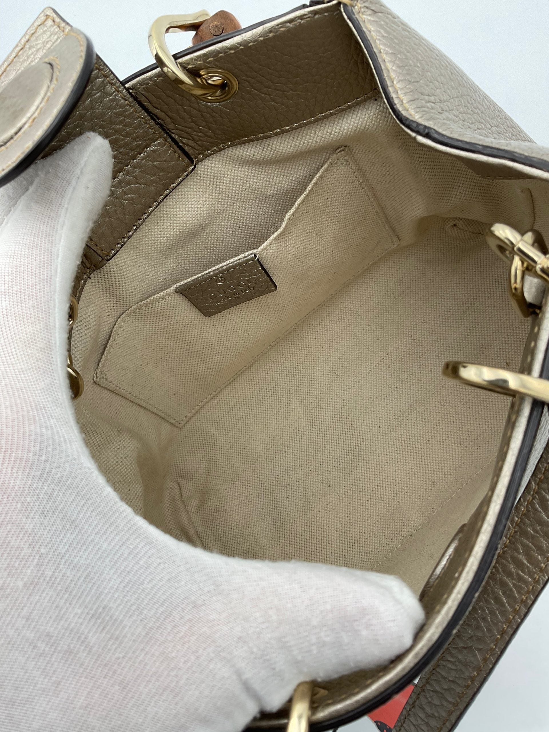 GUCCI Bamboo Mini Shopping Bag