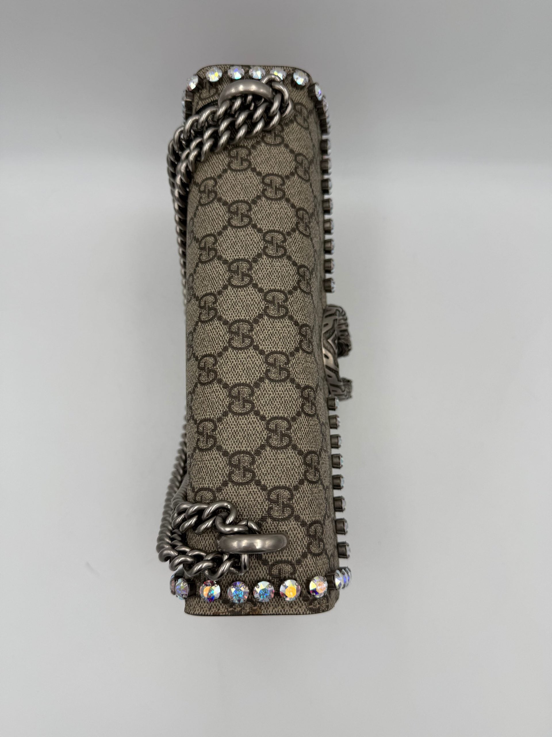 GUCCI DIONYSUS GG Supreme with Brilliants Handbag