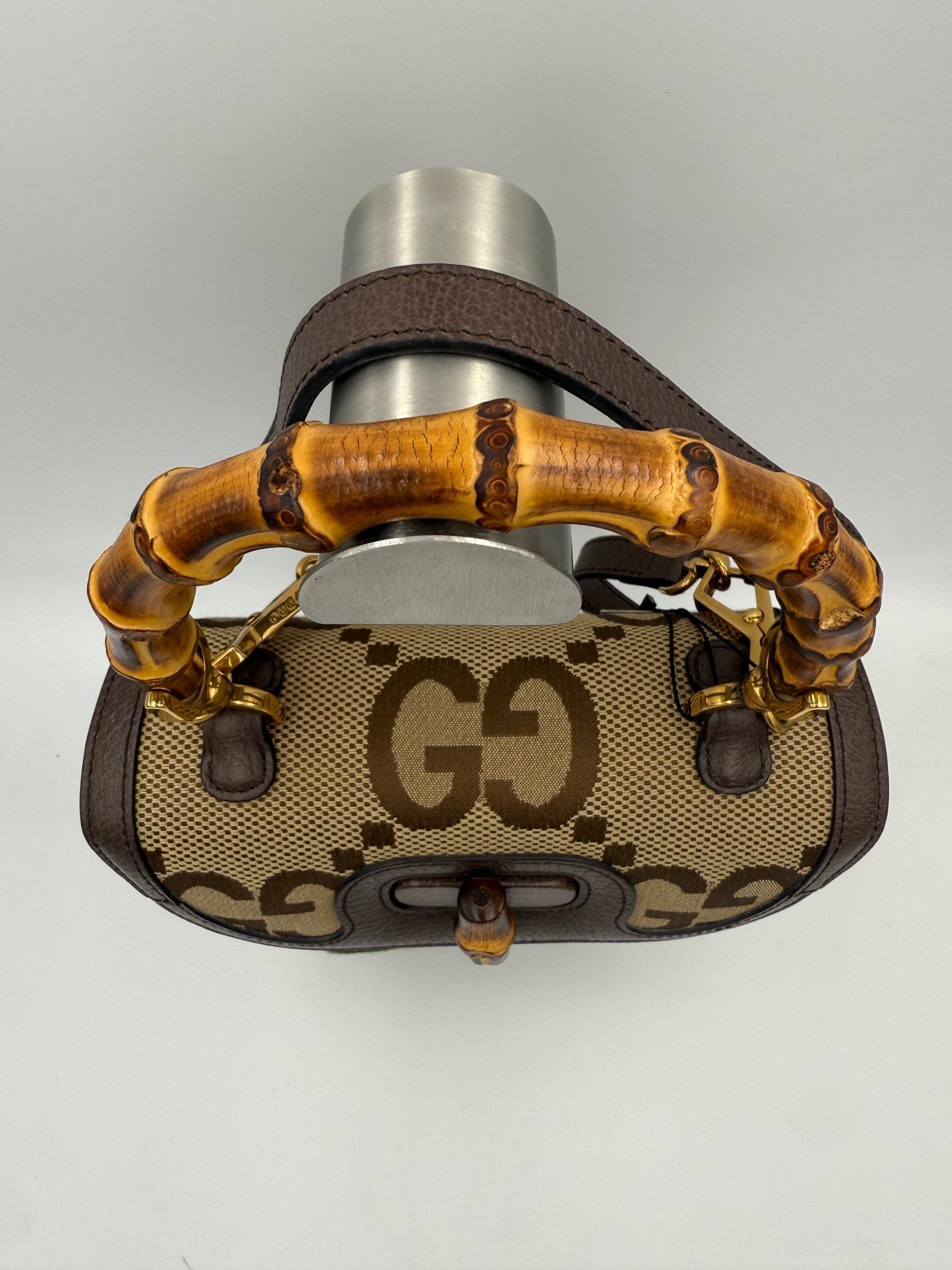 Gucci – Sac Bamboo 1947 en toile GG Jumbo