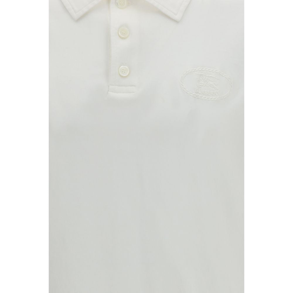 Burberry – Polo Jwear en coton piqué avec détails Check