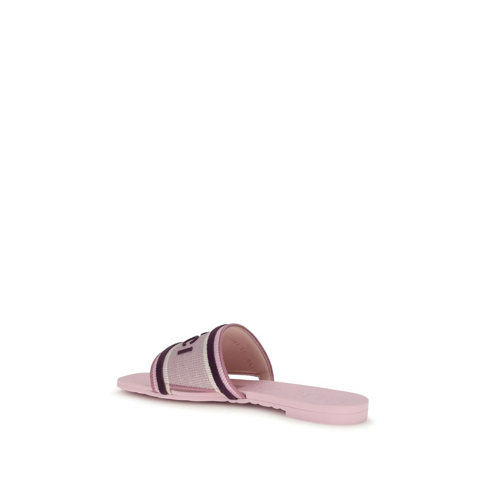 Gucci – Sandales slide en caoutchouc avec logo brodé