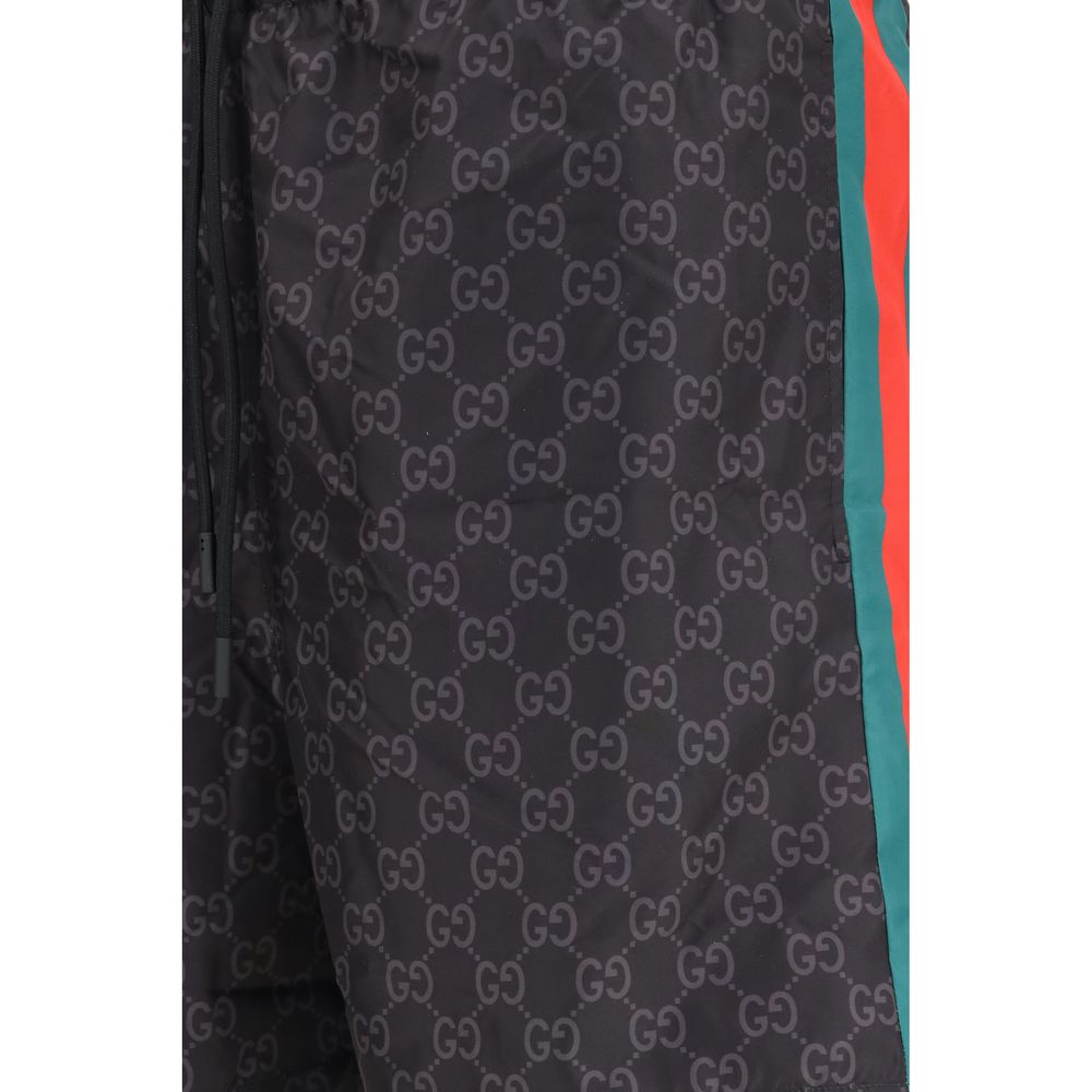 Gucci – Short de bain en nylon jacquard GG
