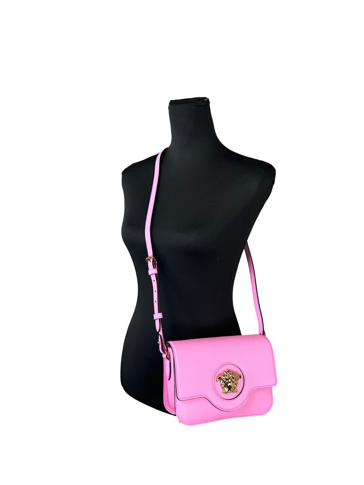Versace – Sac crossbody La Medusa en cuir rose