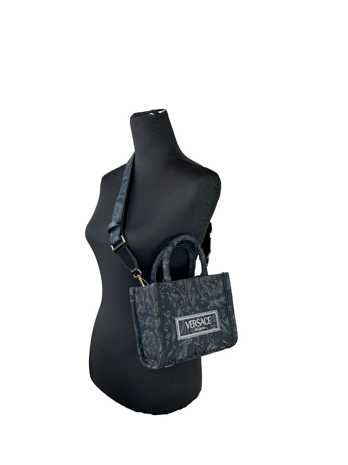 Versace – Sac shopping Extra Small Athena noir