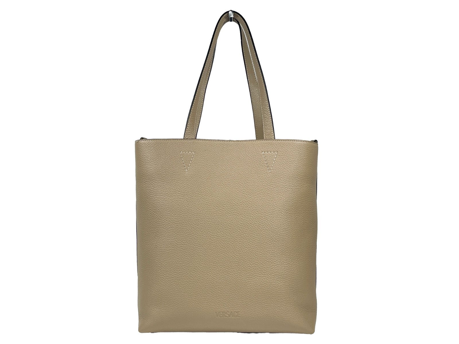 Versace – Sac cabas Medusa Large en cuir avec pochette