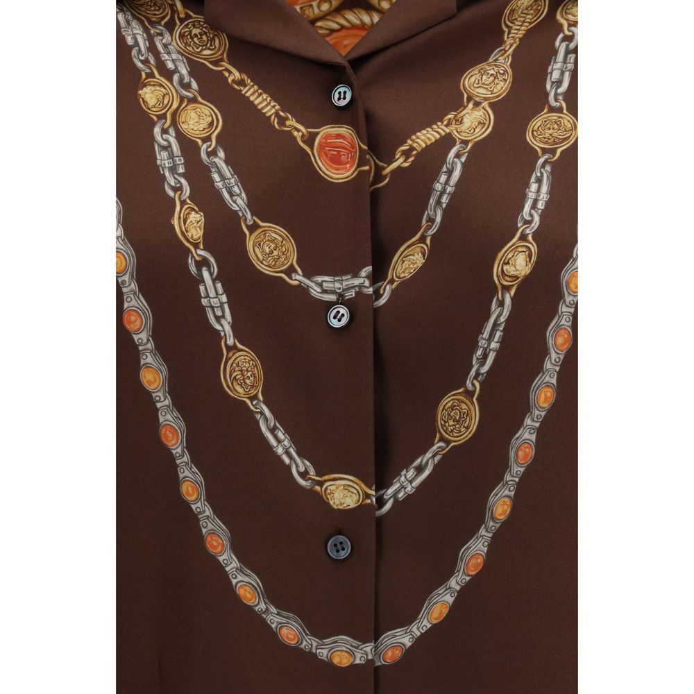 Versace – Chemise imprimé chaînes