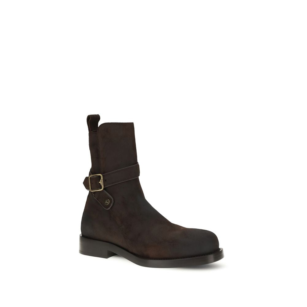 Burberry – Bottes Ledger Jodphur en cuir avec boucles B