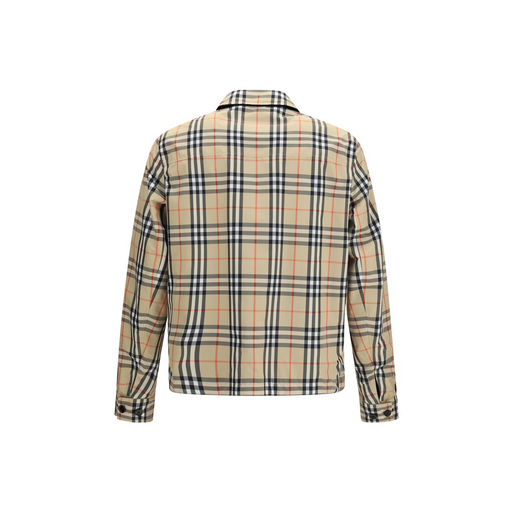 Burberry – Veste zippée avec doublure Check