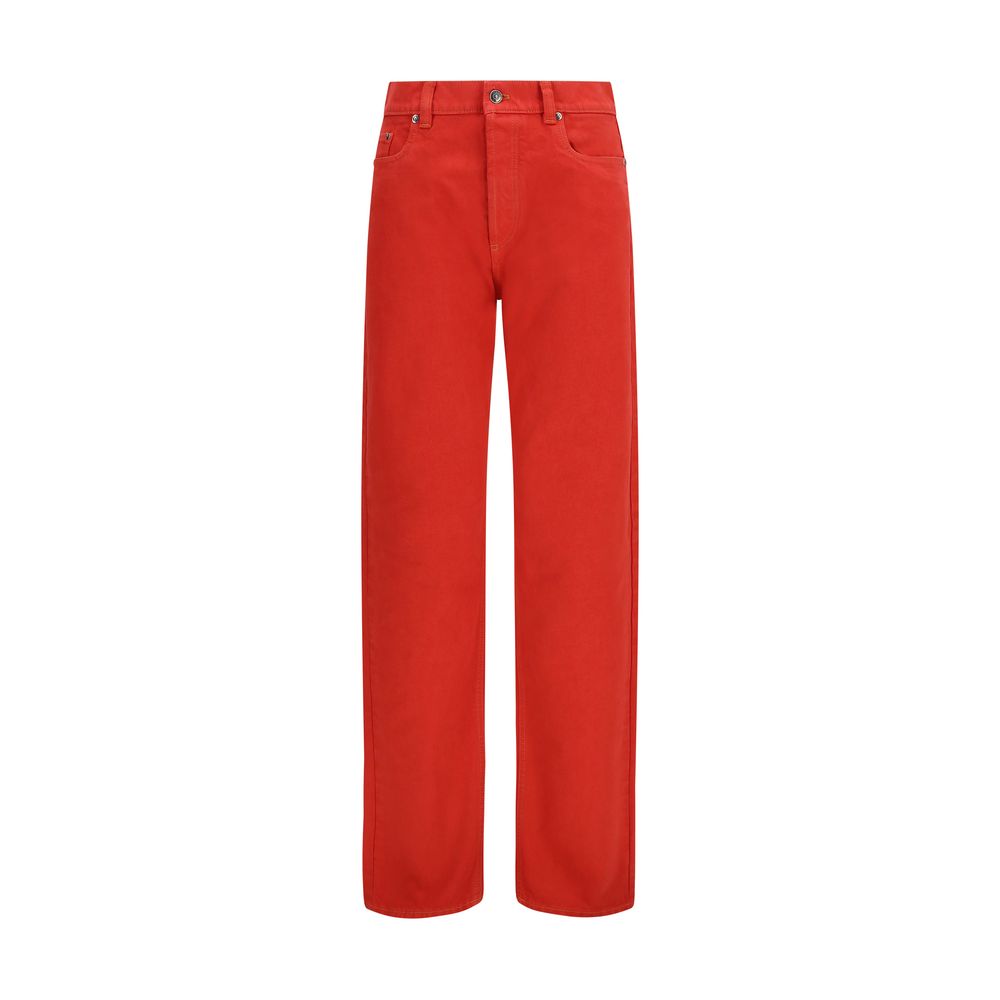 Versace – Jean en denim avec détail Medusa 3D