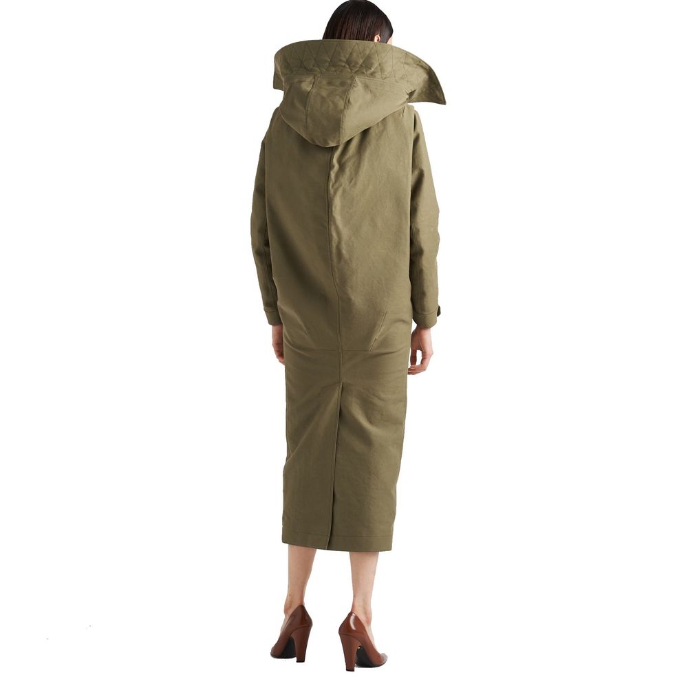 Prada – Parka matelassée à capuche amovible effet usé