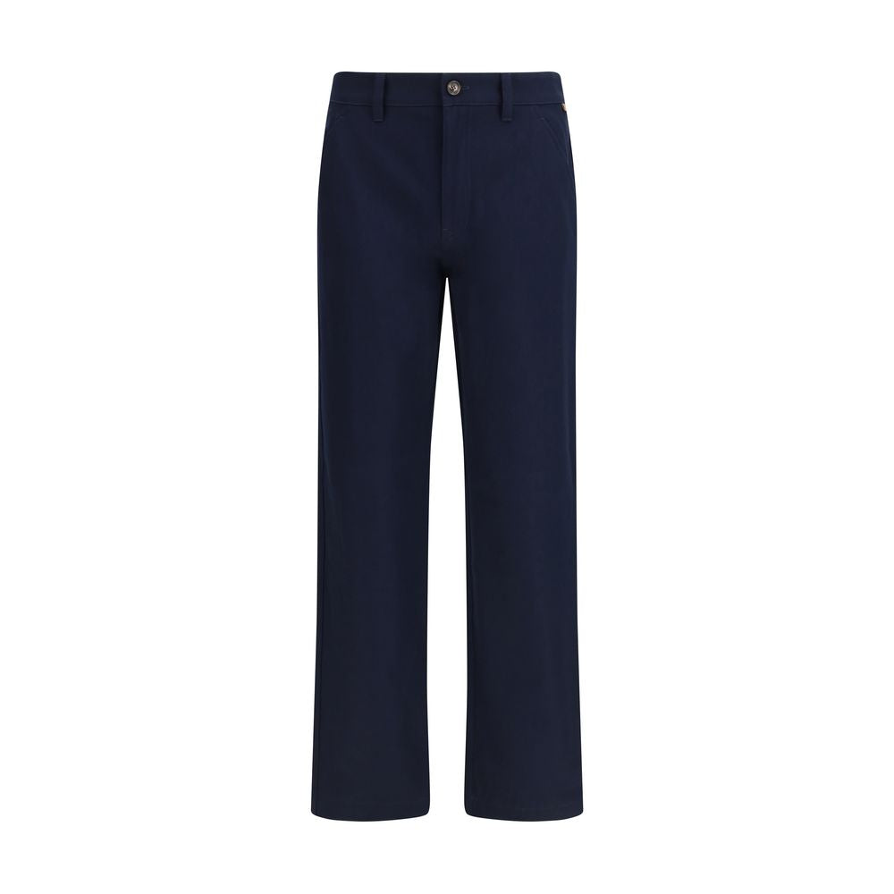 Burberry – Pantalon chino en twill de coton avec détail Equestrian Knight
