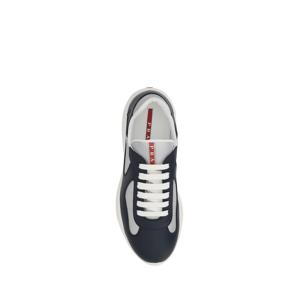 Prada – Sneakers America’s en cuir et tissu