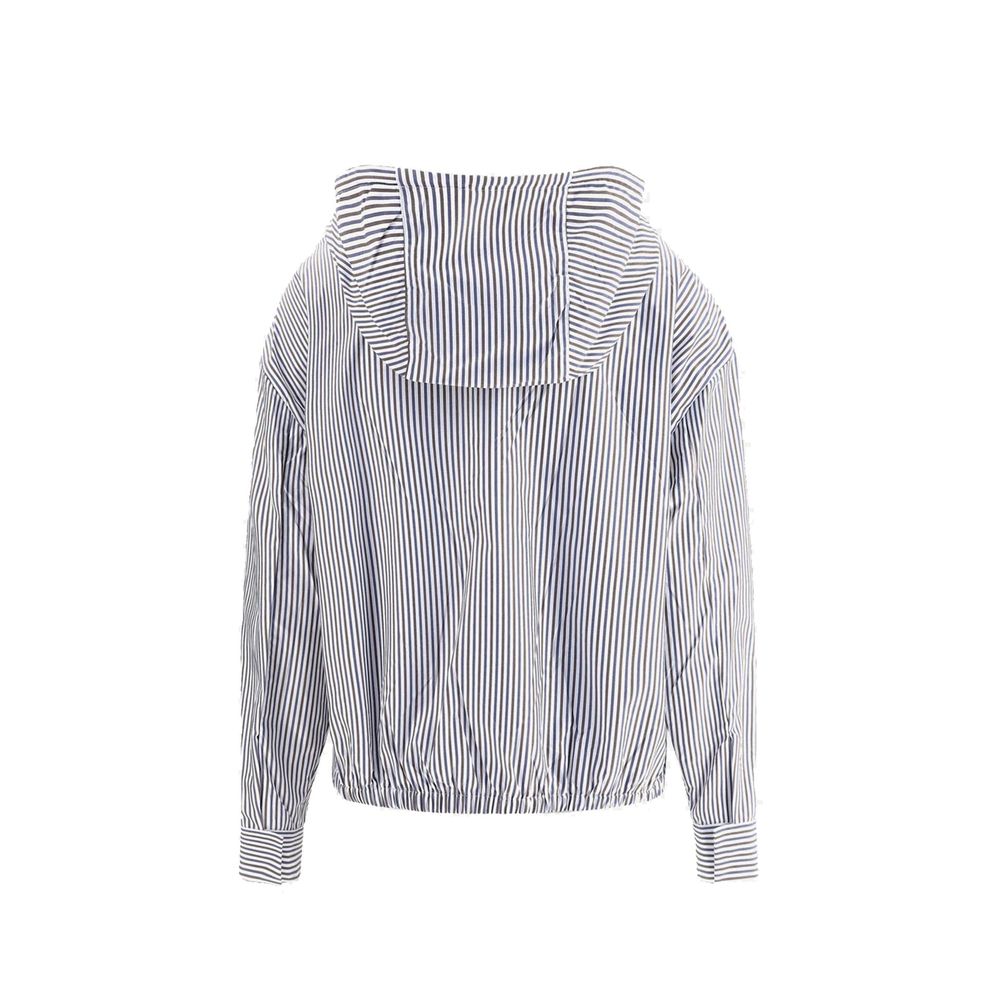 Prada – Veste à capuche avec plaque triangle iconique