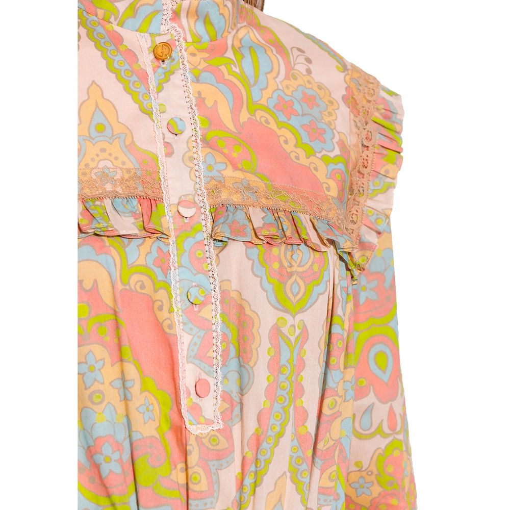 Gucci – Veste en coton avec détails en dentelle
