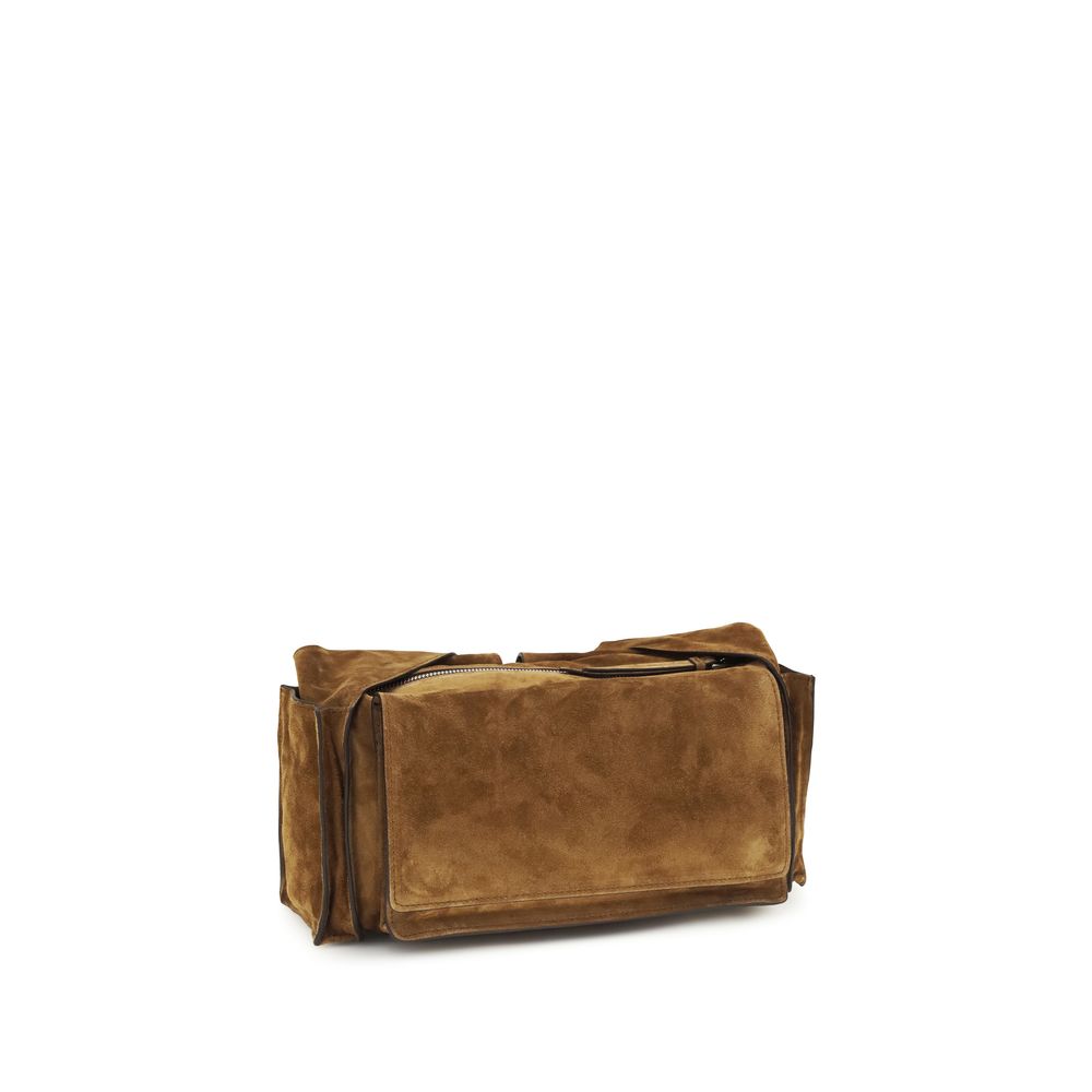 Miu Miu – Sac porté épaule Utilitaire en suède