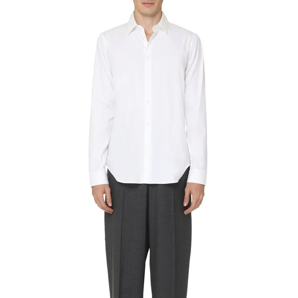 Gucci – chemise en coton stretch avec boutons nacrés