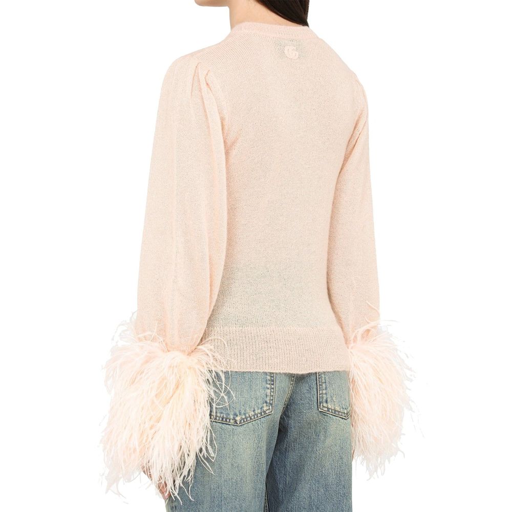 Gucci – Pull en laine avec détails plumes