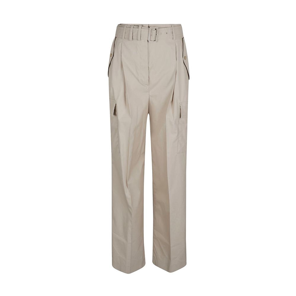 Prada – Pantalon cargo en coton avec plaque logo