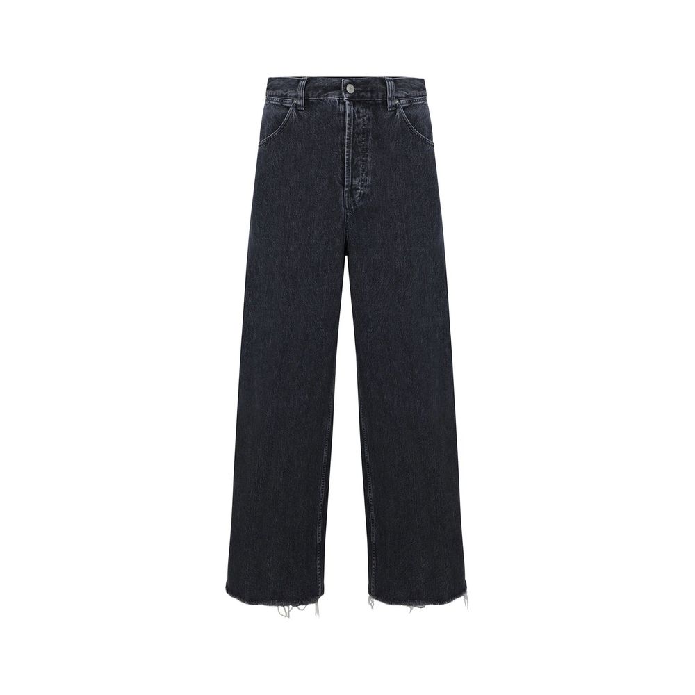 Gucci – Jean en coton avec patch logo iconique