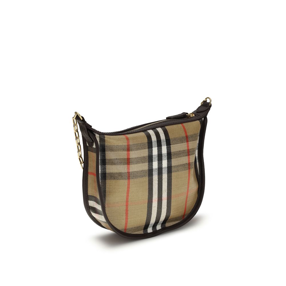 Burberry – Sac porté épaule Highlands Mini à chaîne