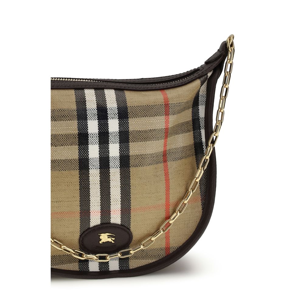 Burberry – Sac porté épaule Highlands Mini à chaîne