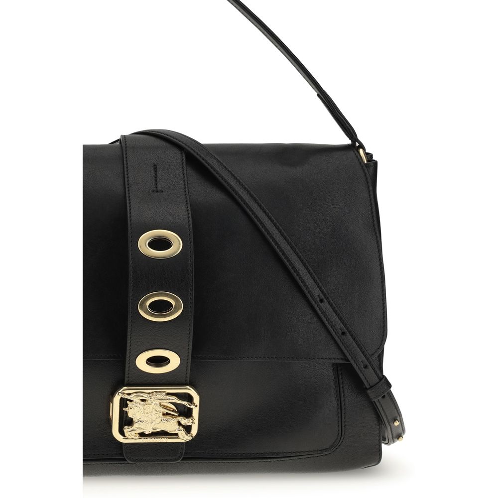 Burberry – Sac à main Rider Medium en cuir avec bandoulière