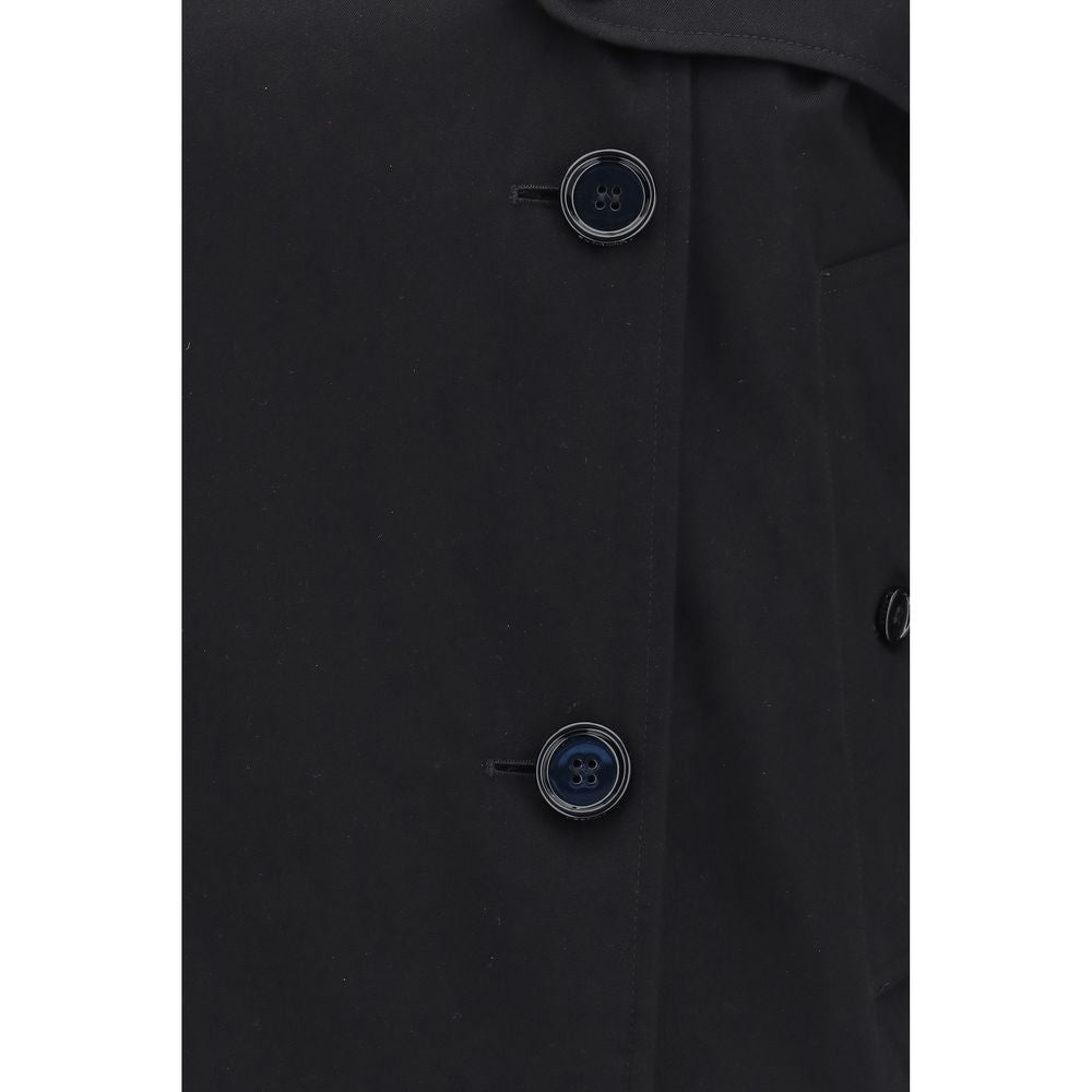 Burberry – Veste trench cropped Mayfair en coton déperlant