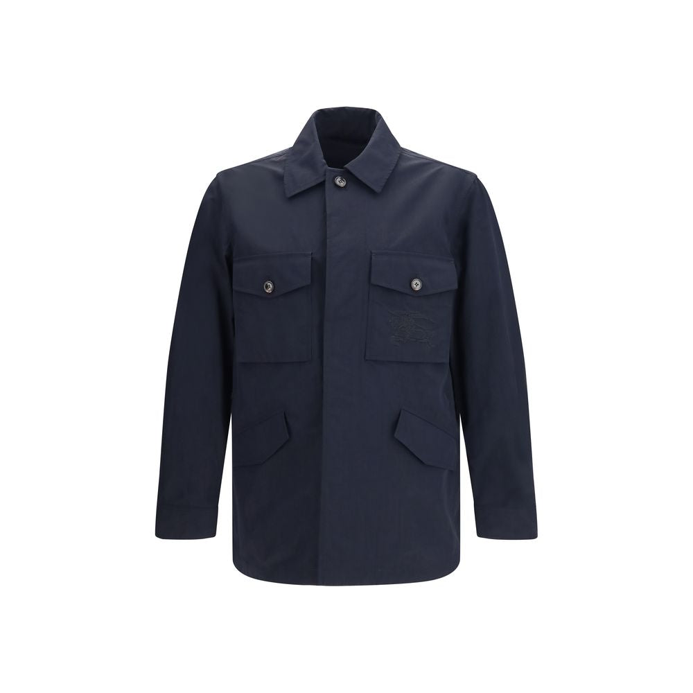 Burberry – Veste Bradmore en polyamide bleu