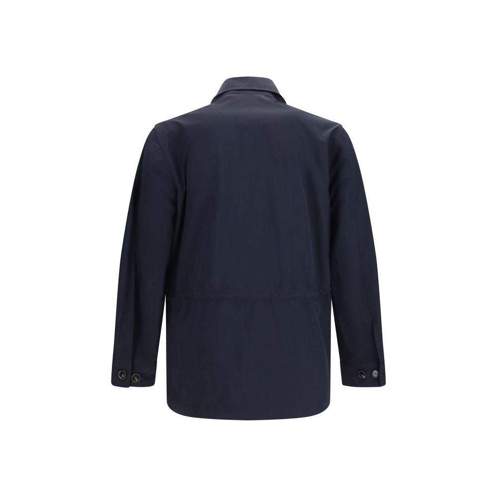 Burberry – Veste Bradmore en polyamide bleu