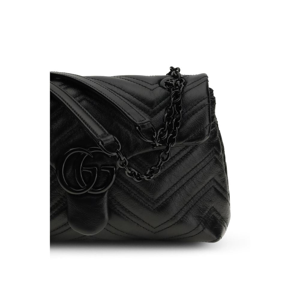 Gucci – Sac porté épaule GG Marmont Small en cuir matelassé