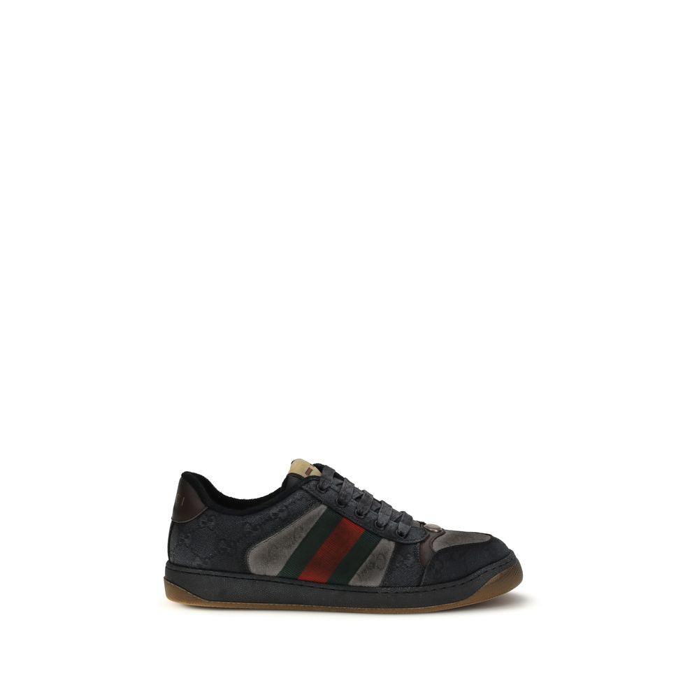 Gucci – Sneakers Screener en toile GG effet délavé