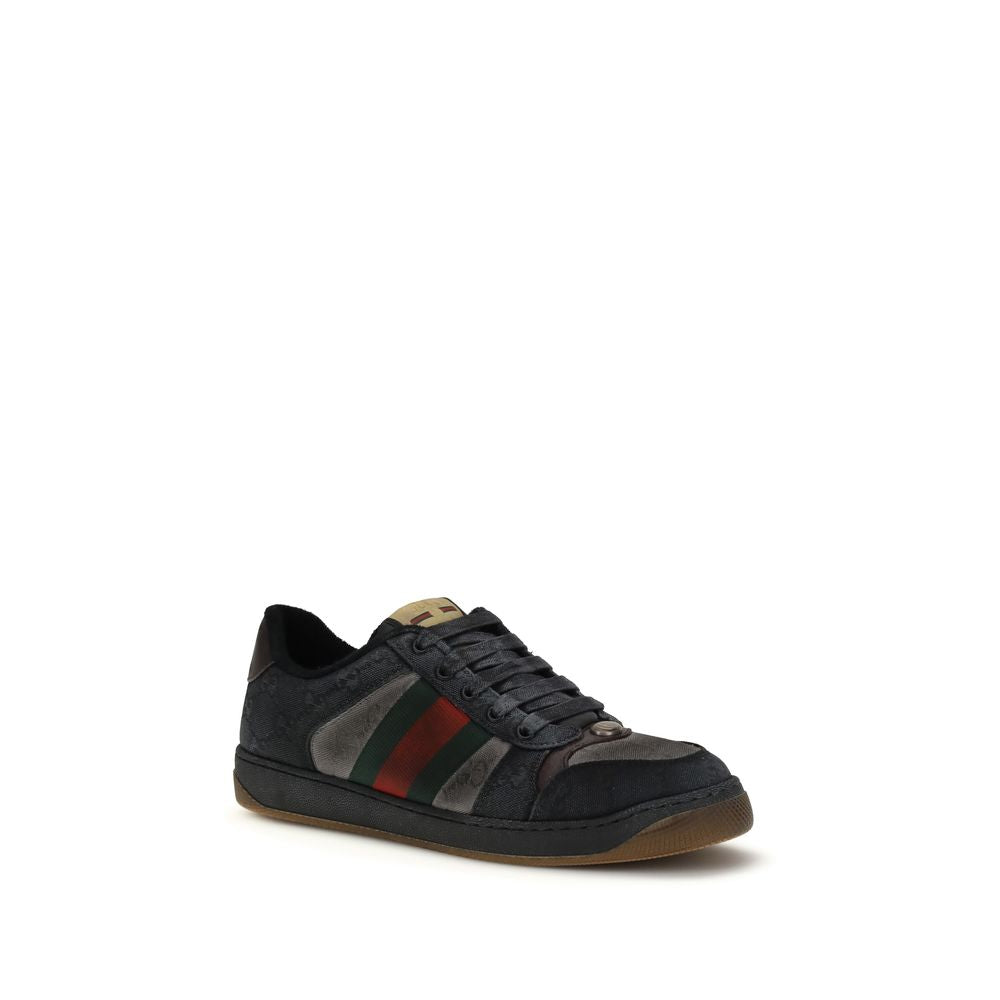 Gucci – Sneakers Screener en toile GG effet délavé