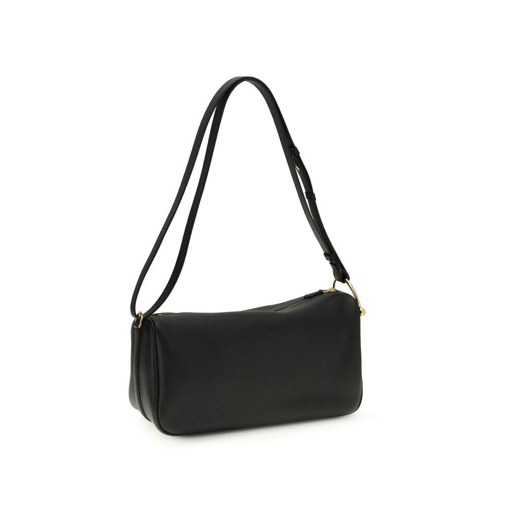 Gucci – Sac porté épaule Half Horsebit en daim GG