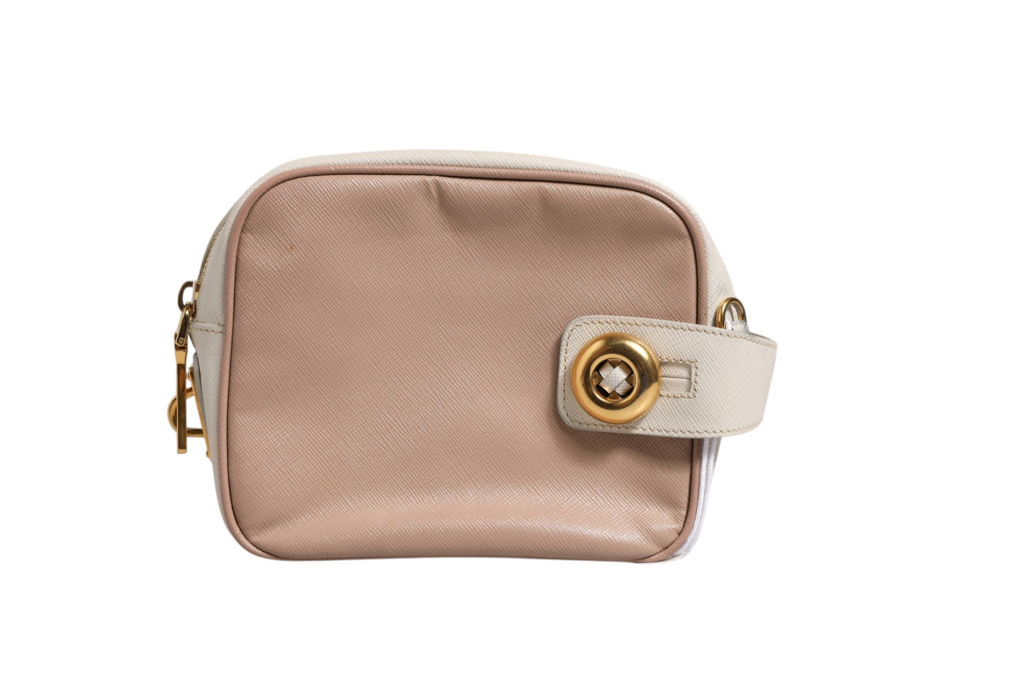Prada – sac porté épaule en cuir – Clay Gray Small