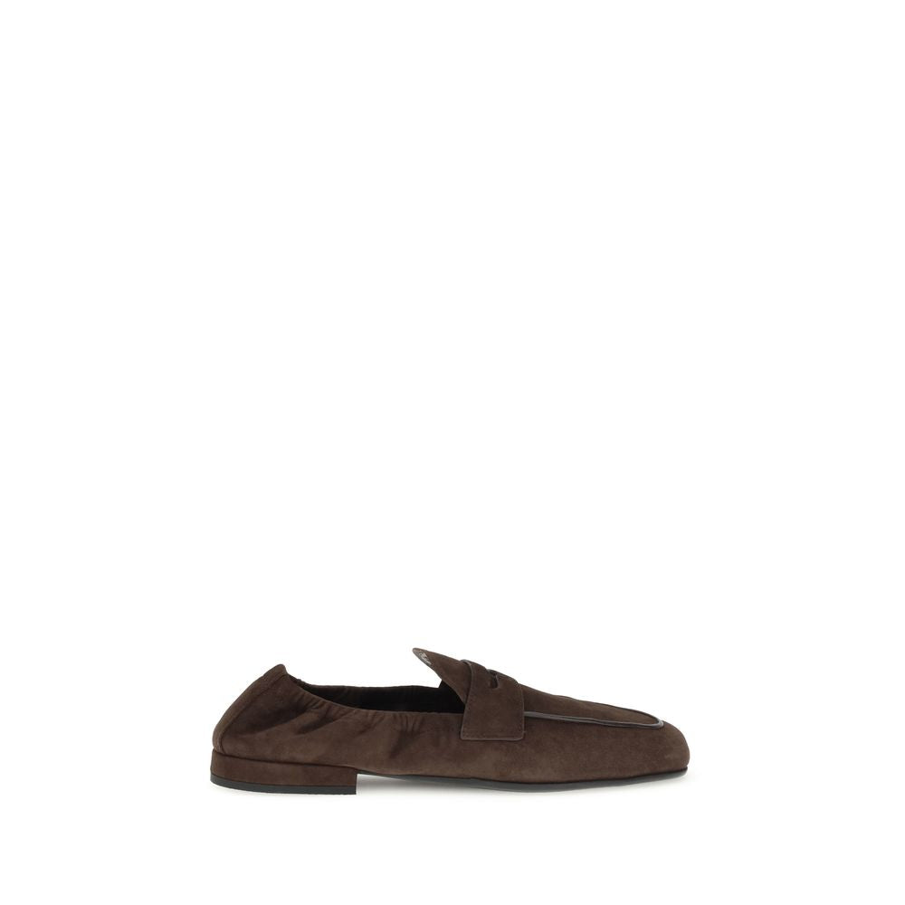 Prada – Mocassins Shuffle en suède avec détail horsebit