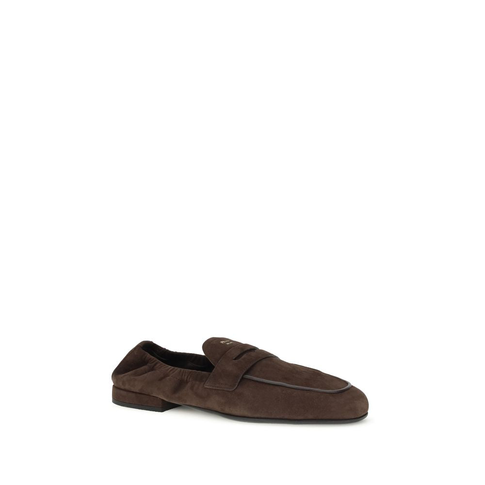 Prada – Mocassins Shuffle en suède avec détail horsebit